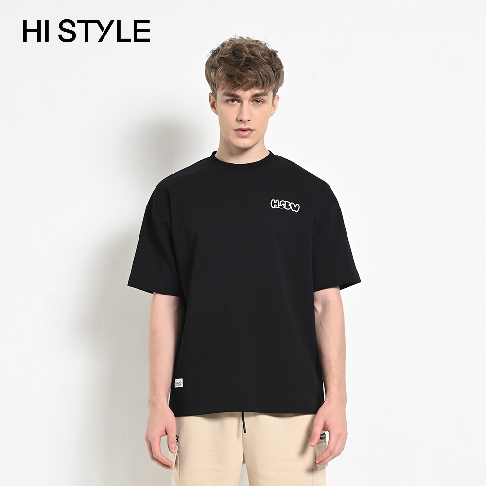 HI STYLE Men Oversized Fashion Short Sleeve T-Shirt - Black - HSL410592 ...