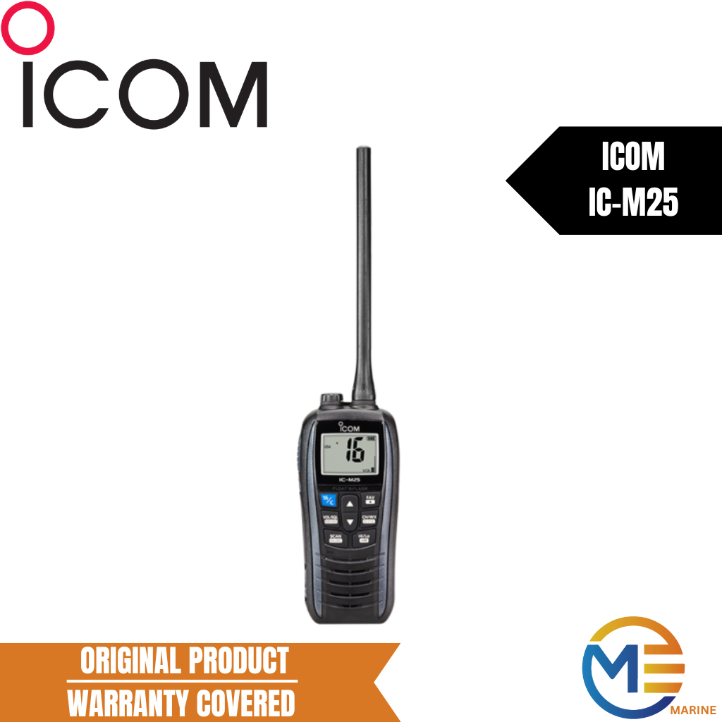 ICOM IC-M25 VHF MARINE TRANSCEIVER(Ori form japan) | Shopee Malaysia