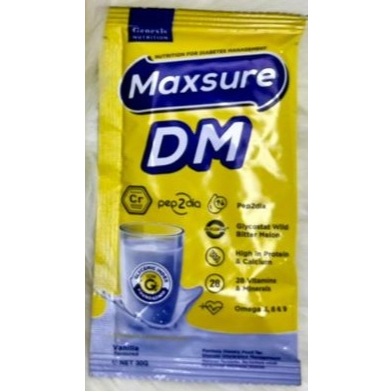 (clearance) Maxsure DM Diabetes Management Milk Travel Pack 30g (eXP 04 ...