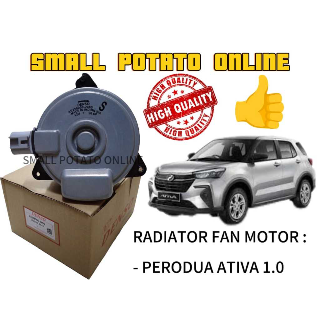(OEM) RADIATOR AIR COND FAN MOTOR PERODUA ATIVA 1.0 TURBO | Shopee Malaysia