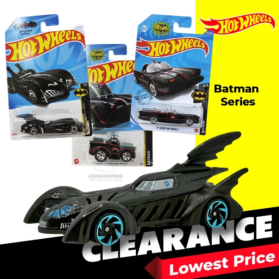 Kereta mainan diecast HOT WHEELS Batman Series 1:64 Original Mattel ...