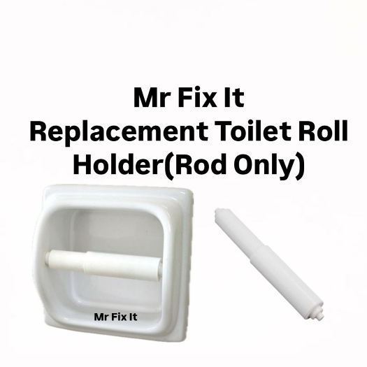 Mr Fix It Replacement Home Toilet Roll Holder/Insert Spring Loaded ...