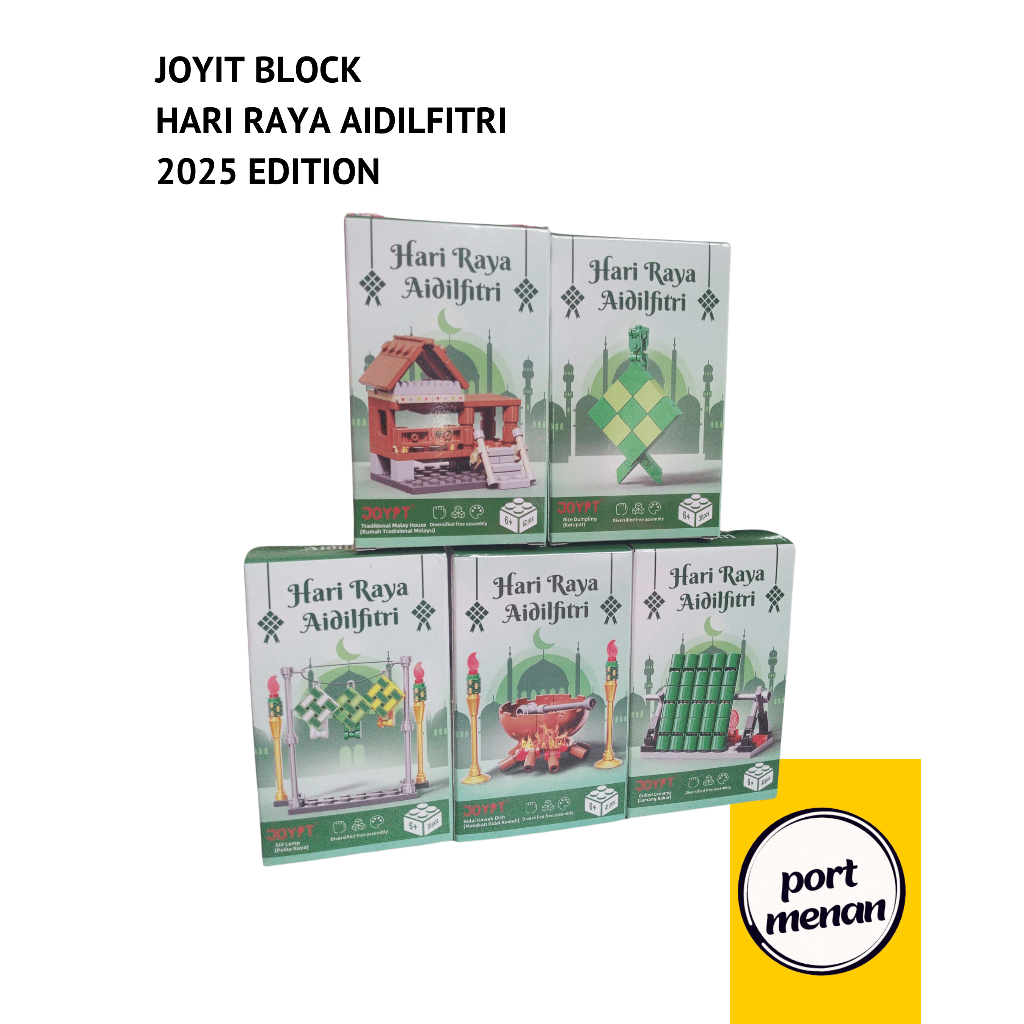 JOYIT eco-shop Hari Raya Aidilfitri 2025 Edition building blocks lego ...