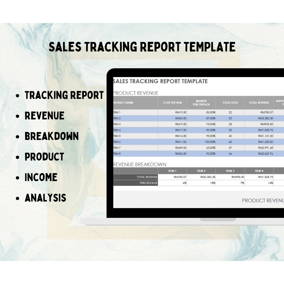 🔥 SALES TRACKING TEMPLATE🔥 | 🔥EDITABLE EXCEL TEAM🔥 | Shopee Malaysia