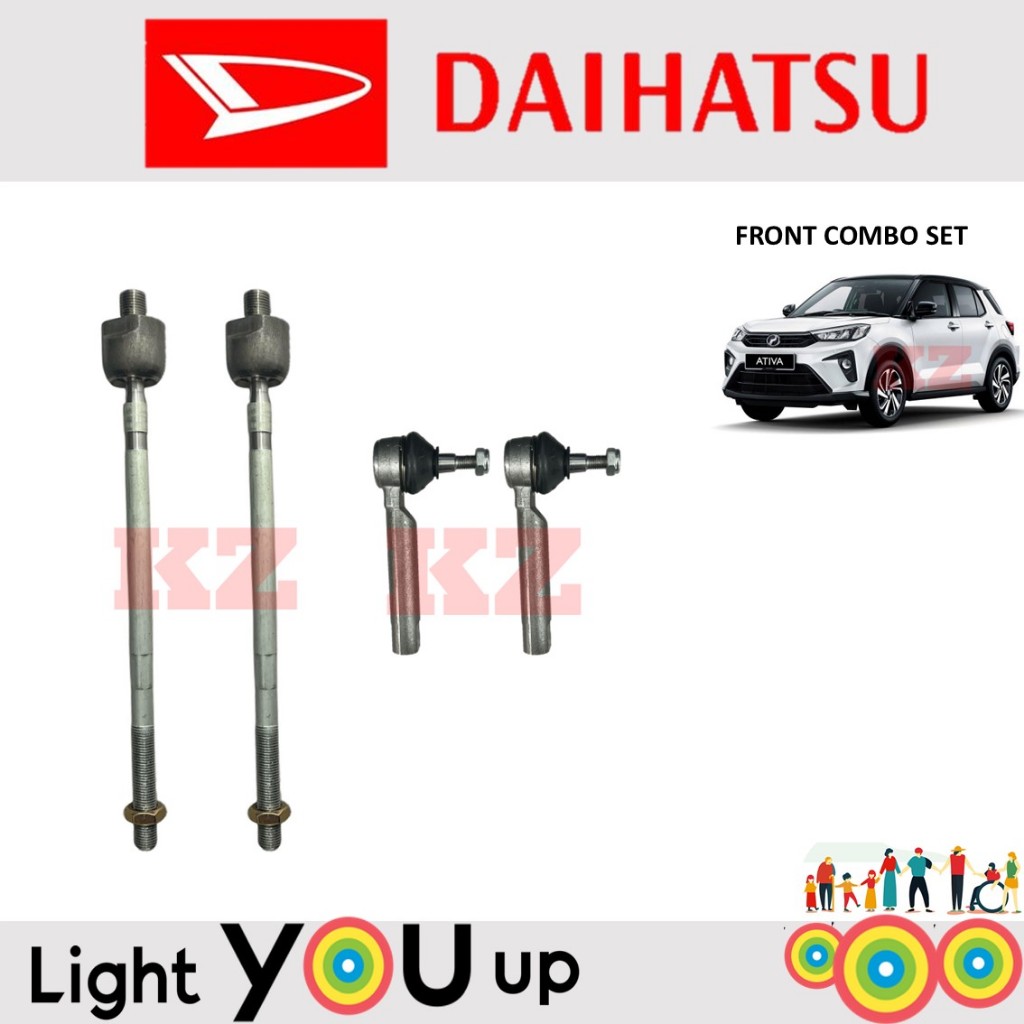 PERODUA ATIVA A270 2021~ 4 IN COMBO SET - STEERING RACK REPAIR KIT RACK ...