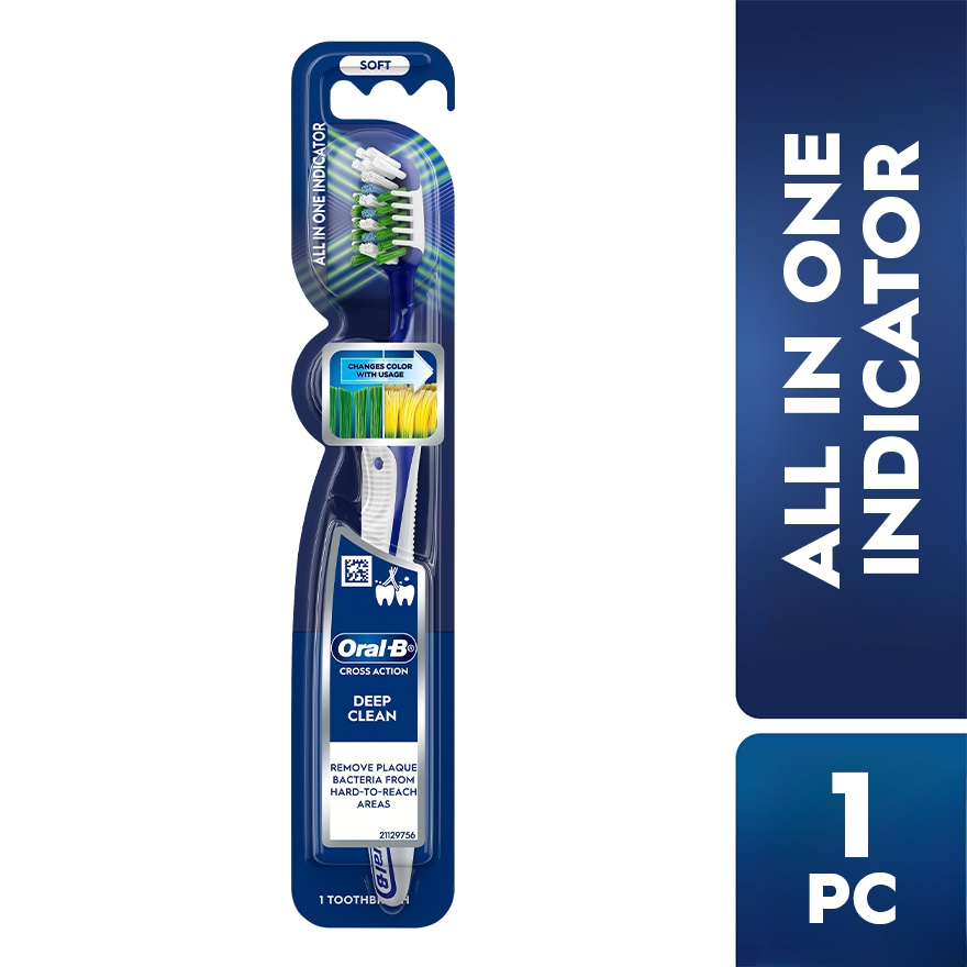 Oral-B Cross Action Indicator Toothbrush 1 Count | Shopee Malaysia