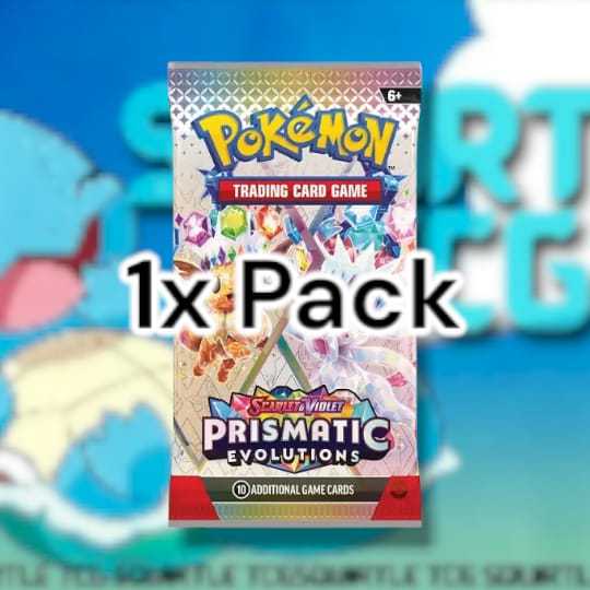 [ Live RIP ] 1x Pokemon Prismatic Evolutions Booster Pack English ...