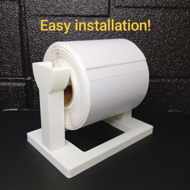 Thermal printer holder bracket. Thermal paper A6 holder. Airway bill ...