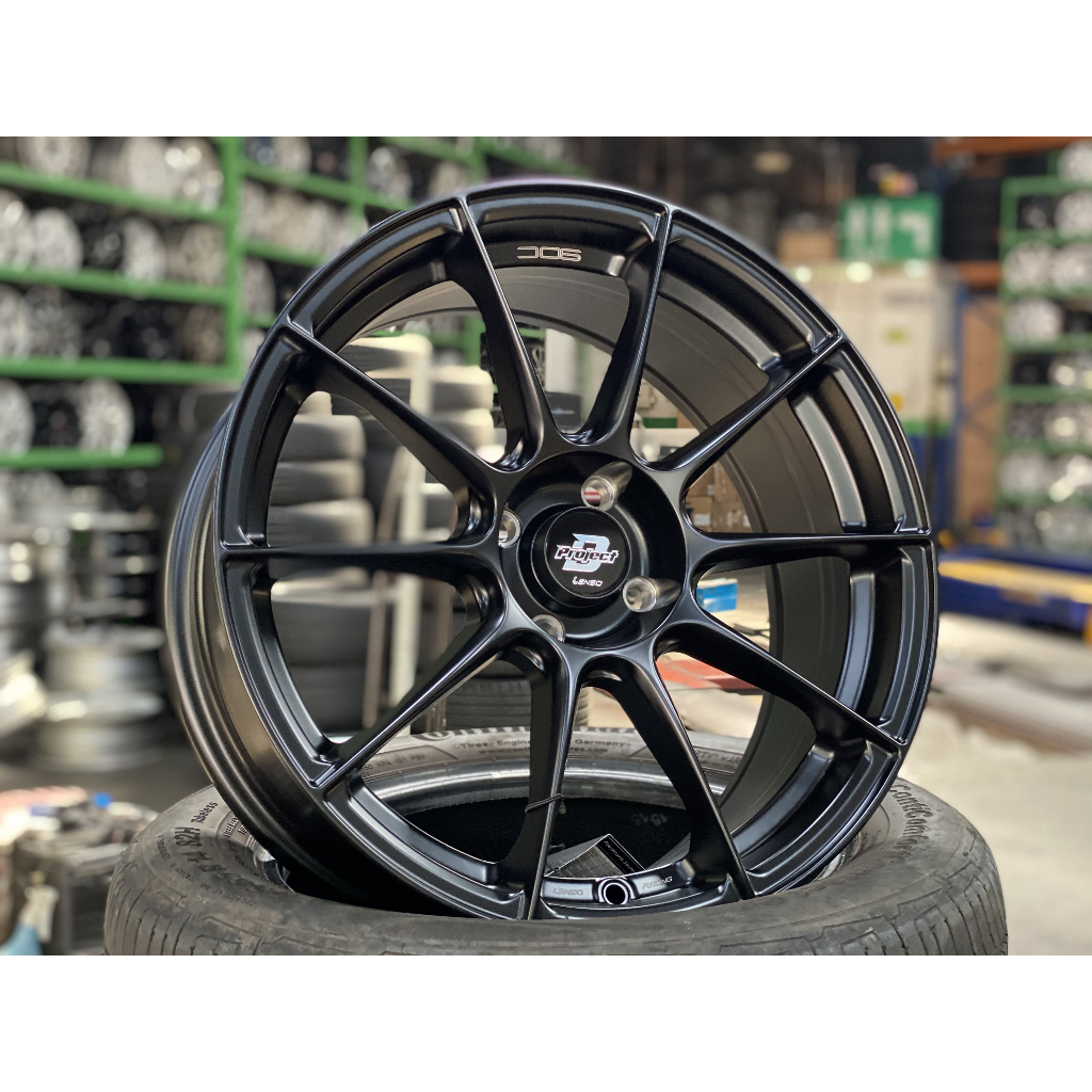 NEW 17X7J Lenso Climax Rim (set of 4) Black 4X100 for Vios Yaris City ...