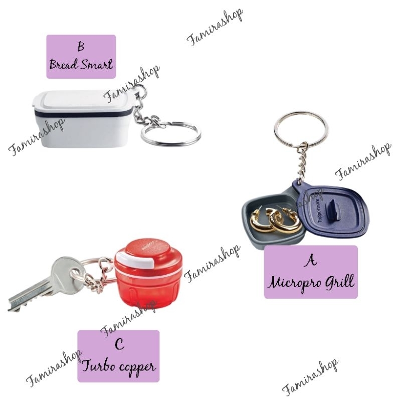key chain Tupperware (1unit) | Shopee Malaysia