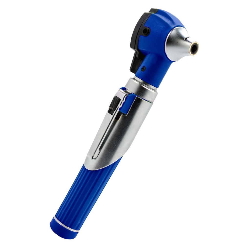 Fiber Optic Mini Otoscope with LED Light - ENT Diagnostic & Veterinary ...