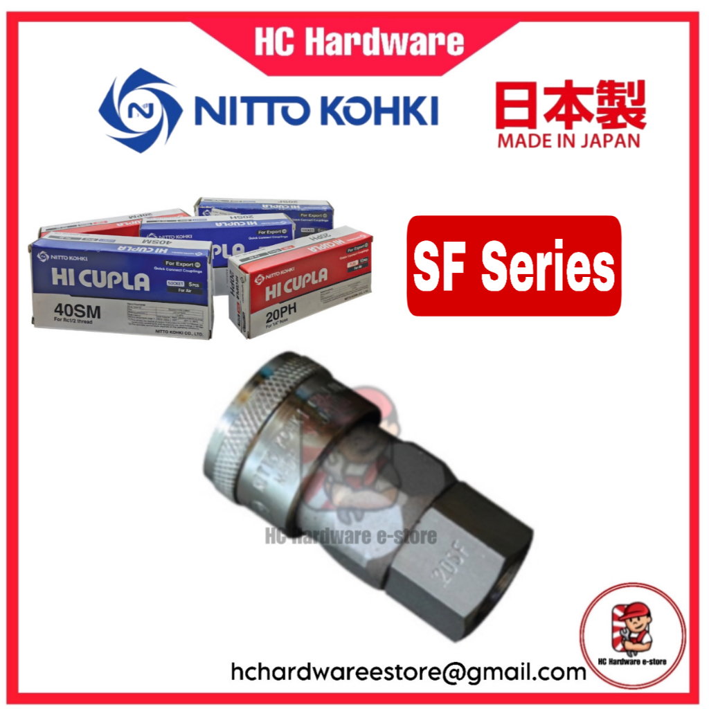 [ Nitto Kohki ] Original Hi-coupler Hi cupla Quick connect coupler air ...