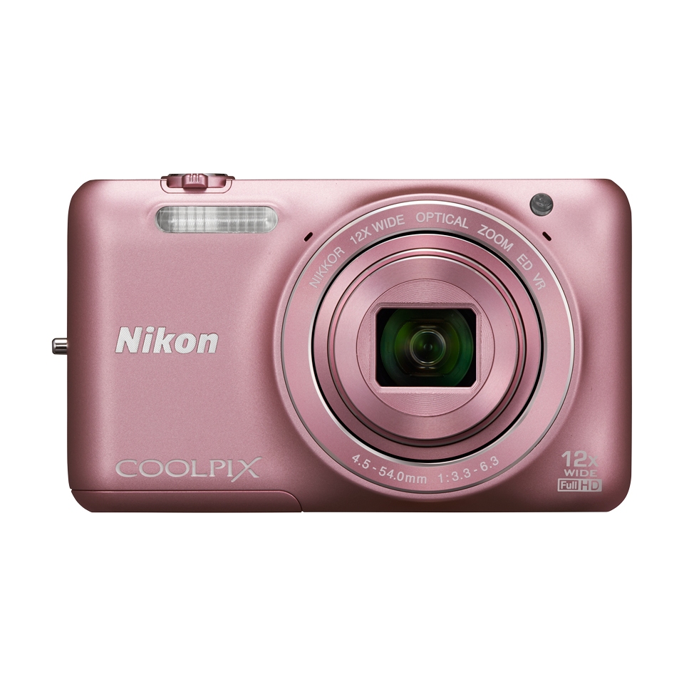 NIKON COOLPIX S6600 Silky Pink USED CAMERA【Directly shipped from