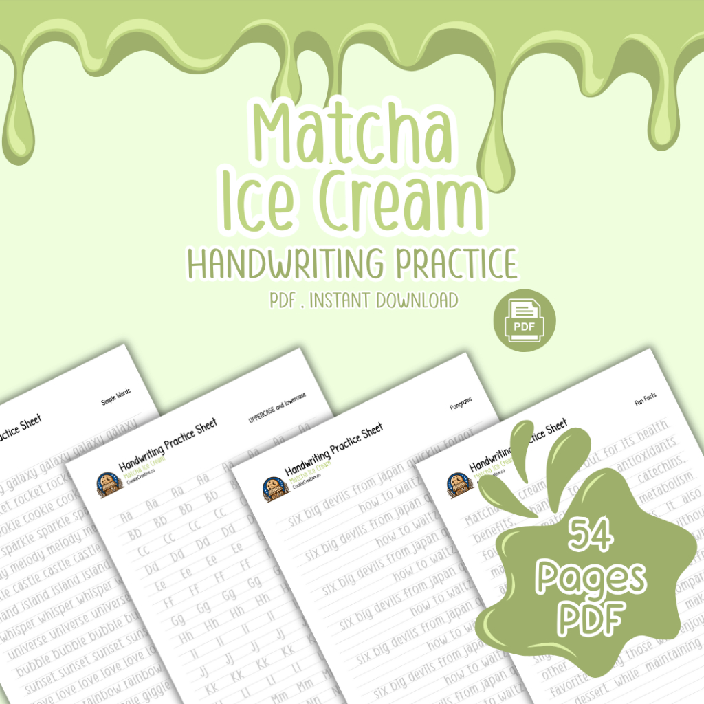 (PDF) handwriting practice book latihan tulisan cantik (ic005 - Matcha ...