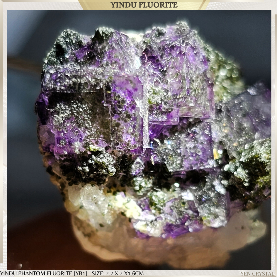 YINDU FLUORITE WITH PYRITE INCLUSION*PREMIUM GRADE*[YB1] -Stimulate ...