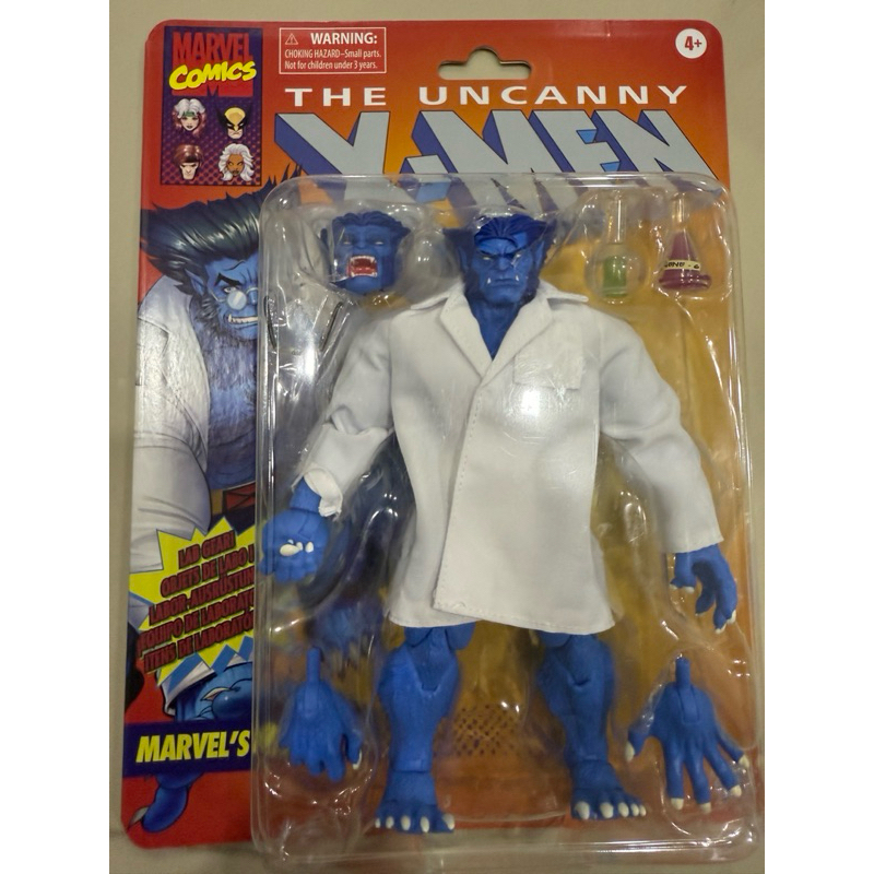 Marvel Legends Comic X-Men The Uncanny X-Men Retro Cardback Beast with ...
