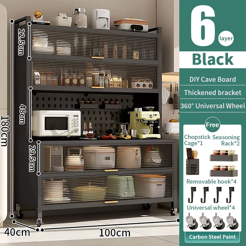 Rak Kabinet Dapur Kitchen Cabinet Rack Microwave Oven Cabinet Kitchen ...