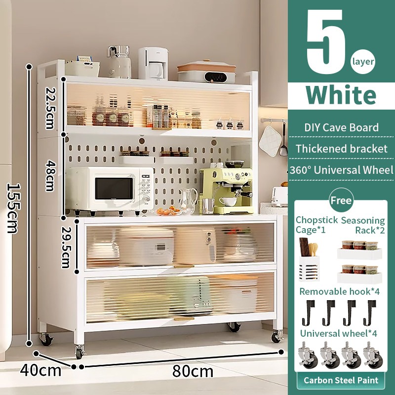 Rak Kabinet Dapur Kitchen Cabinet Rack Microwave Oven Cabinet Kitchen ...