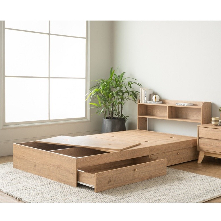 LOFT Design HIRANO 2 Drawers Storage Single and Super Single Bed Katil ...