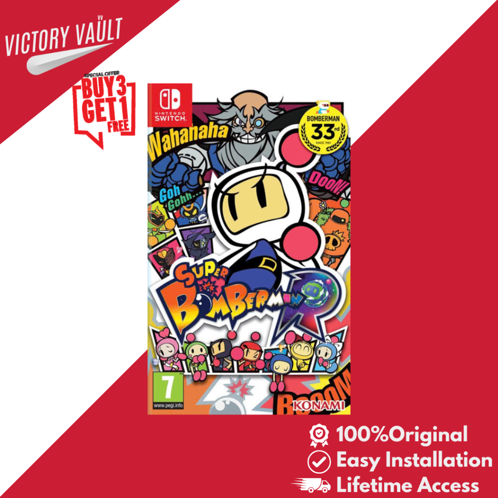 Super Bomberman R 超级炸弹人R (Nintendo Switch) Digital Download | Shopee ...