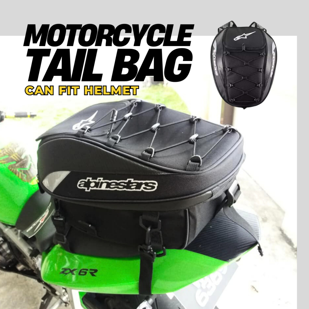 Waterproof Motorcycle Tail Bag Multifunction Back Seat Rear Seat Bag ...