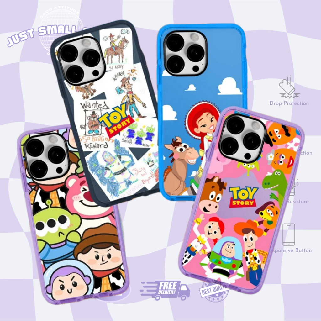 TOY STORY CUTE VERSION LOTSO IMD Bumper Clear Case Neon Casing iP 16 ...