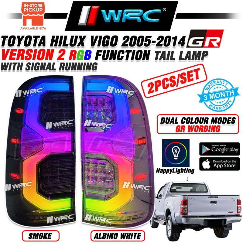 Toyota Hilux Vigo 2005 - 2014 GR Version 2 RGB Function Tail Lamp With ...