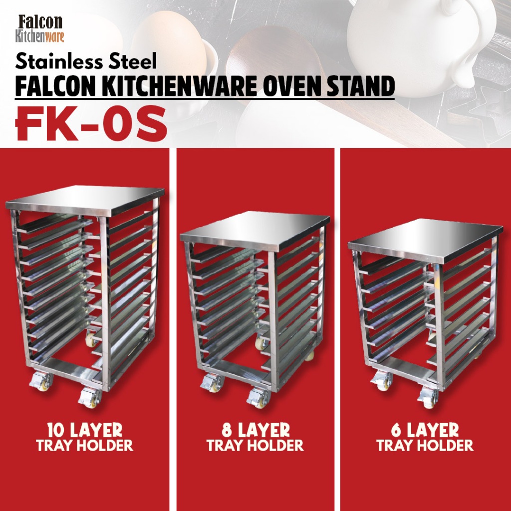 FALCON KITCHENWARE OVEN STAND Full Stainless 201 XL wheels | 6,8,10 ...