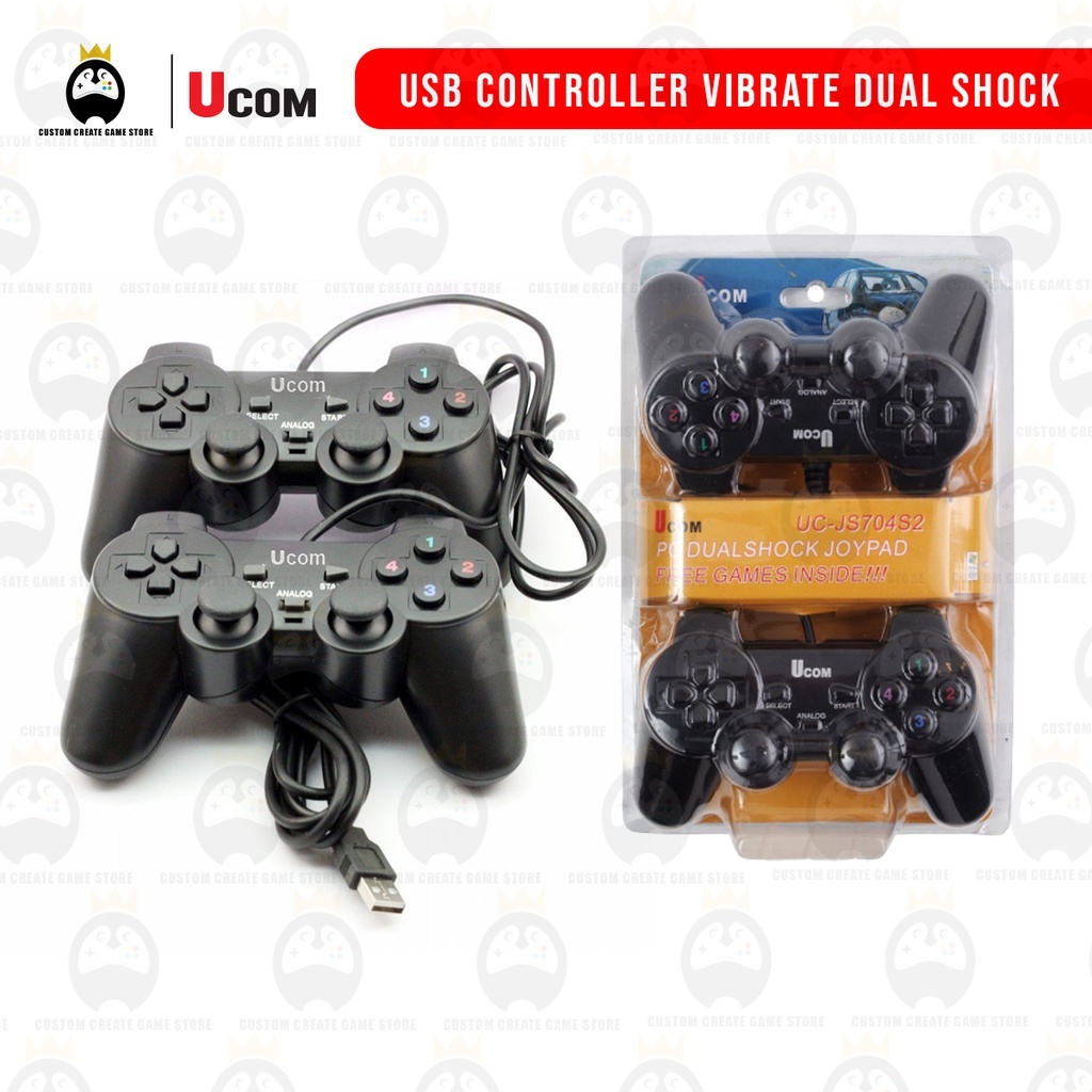 PC Controller JOYSTICK USB ANALOG GAMEPAD VIBRATE DOUBLE SHOCK [DOUBLE ...
