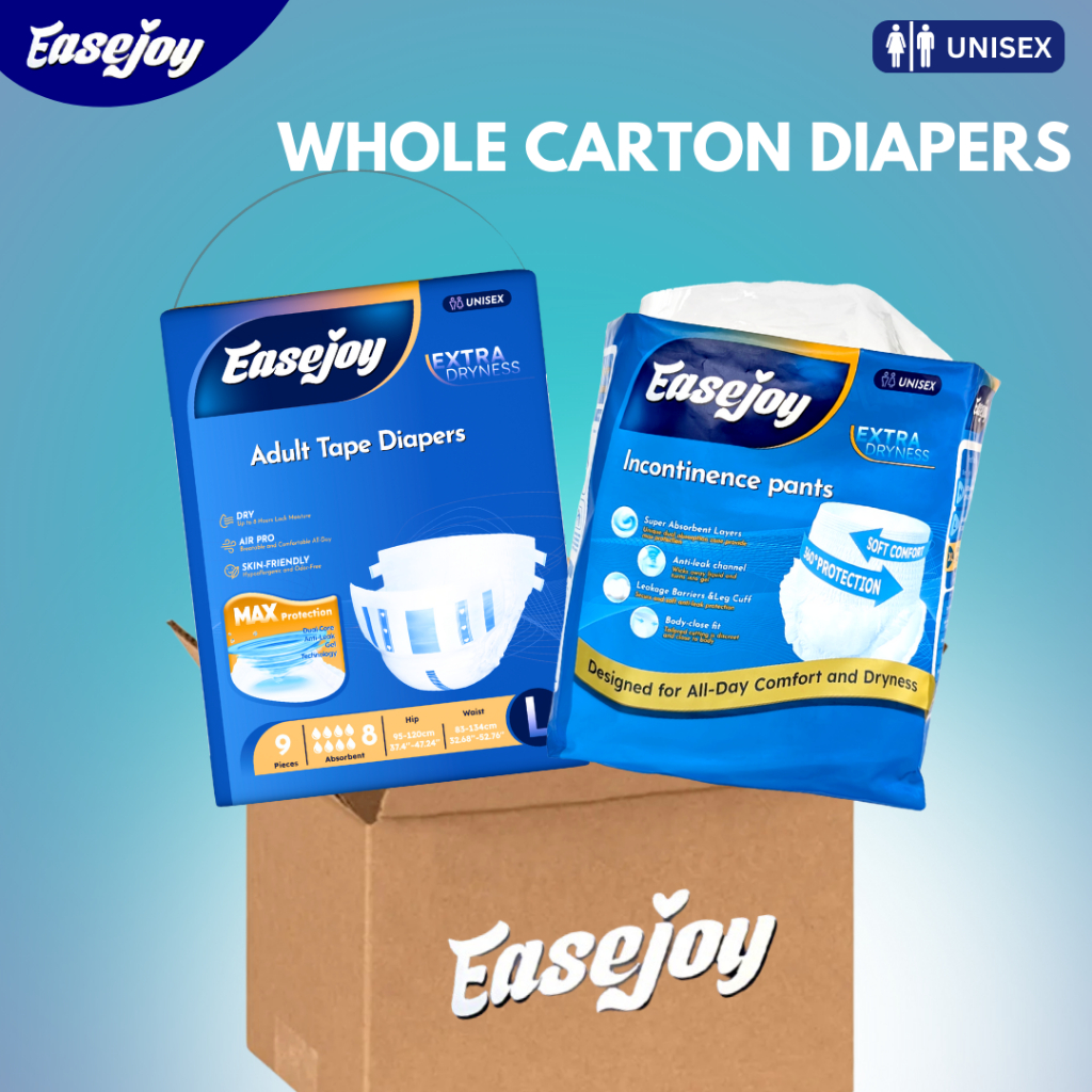 Adult Pants Diapers Pull-Up Pants & Tape Diapers M/L/XL/XXL ( 1 CARTON ...