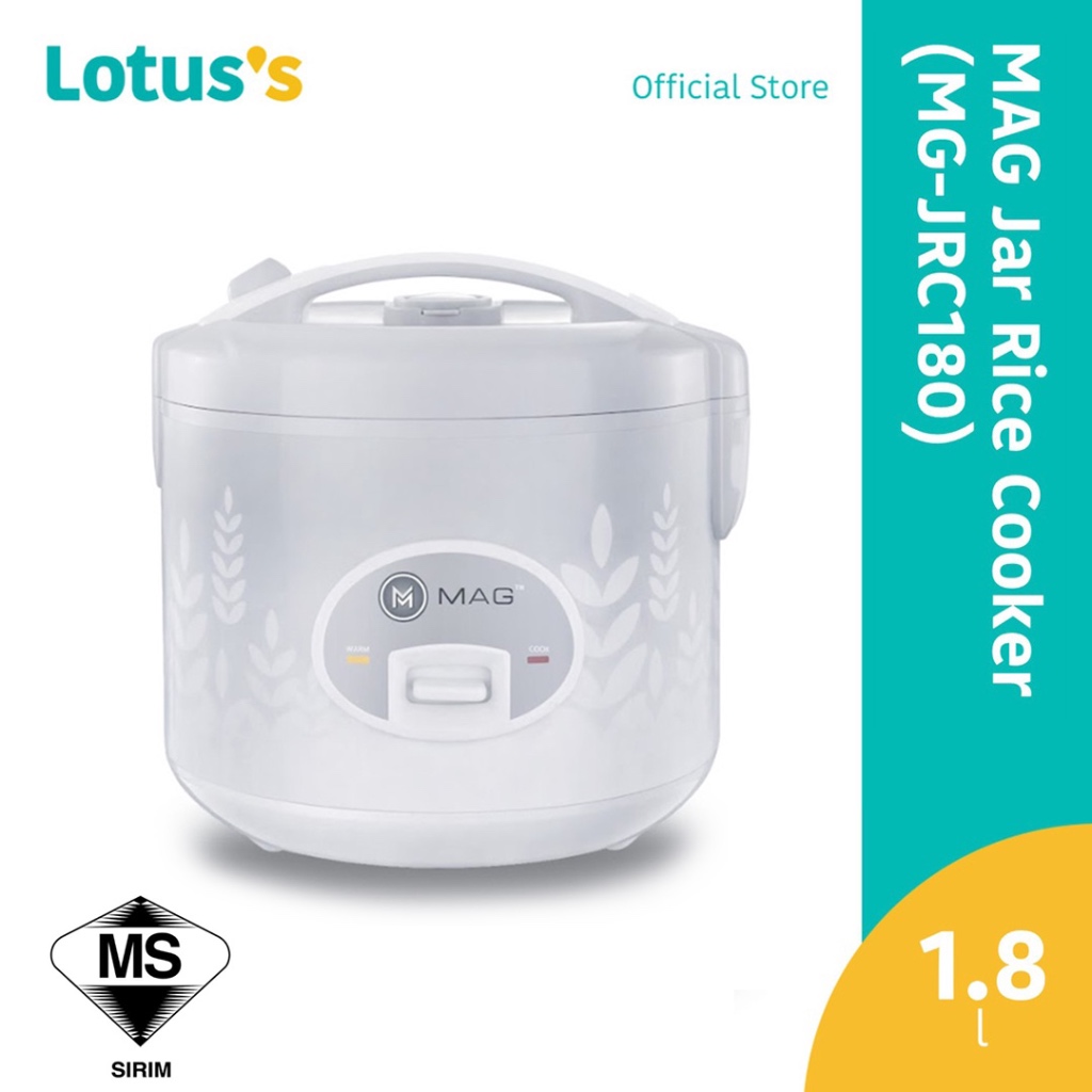 MAG 1.8L Jar Rice Cooker (MG-JRC180) | Shopee Malaysia