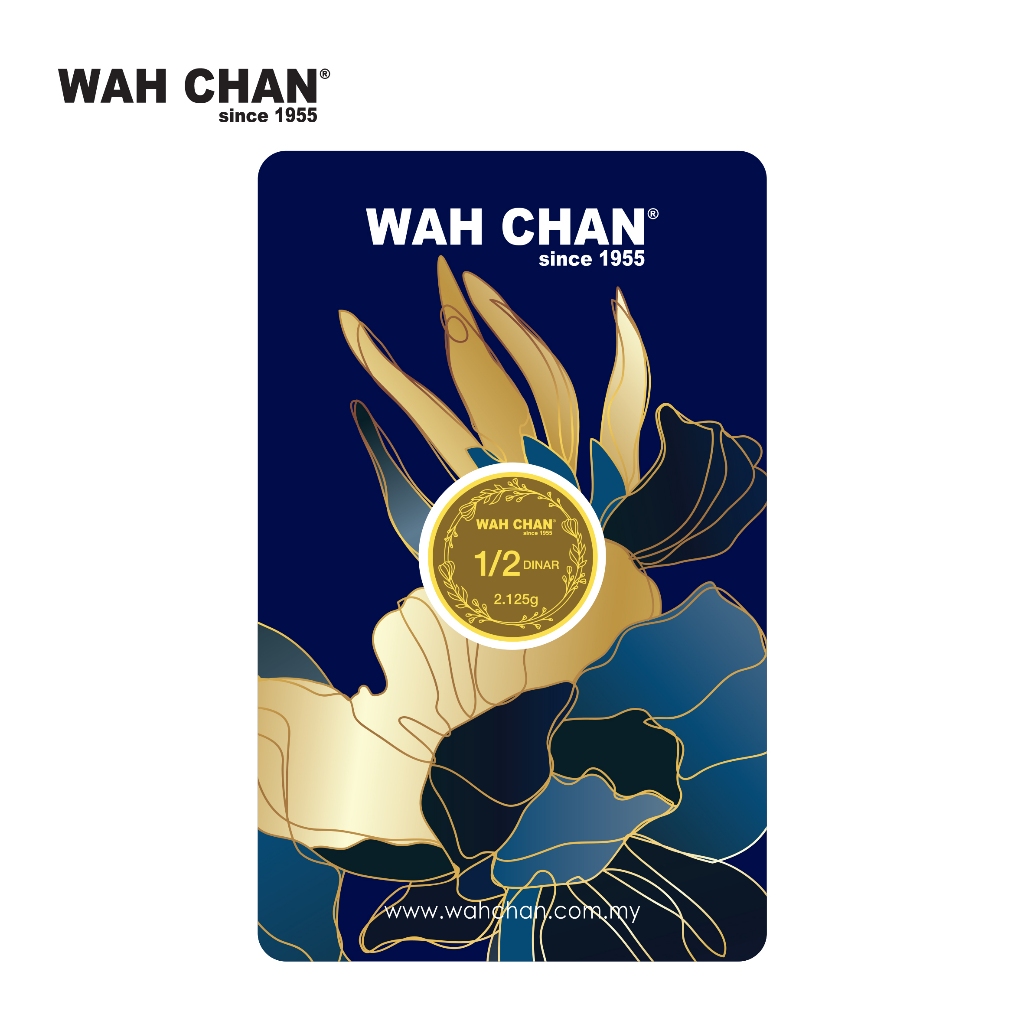 WAH CHAN 1/2 Dinar 999.9 (2.12g) Fine Gold Coin Gold Bar | Shopee Malaysia