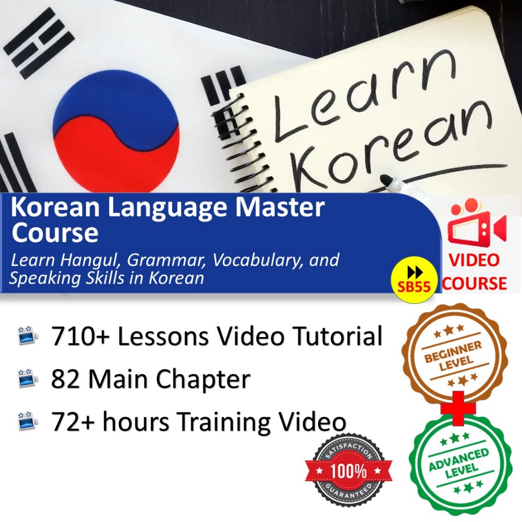 [Video Course] Korean Language Master Course - Learn Hangul, Grammar ...