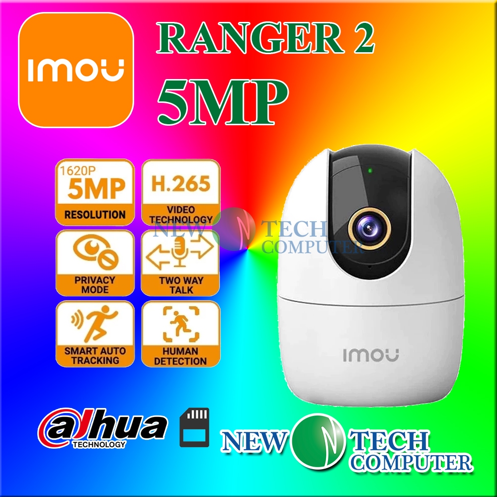 Imou Ranger 2 5MP Wireless IP Camera AI Human Detection & Siren Two Way ...