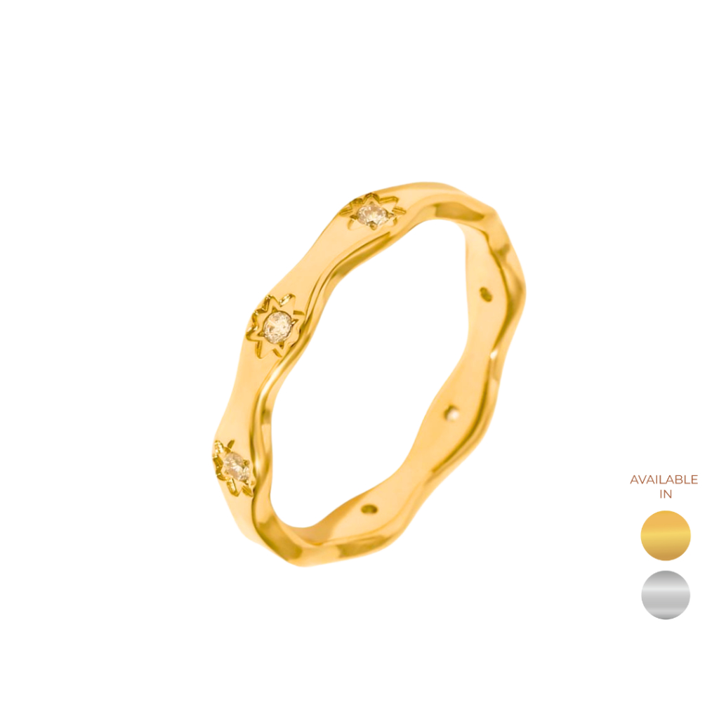 LIMITED OFFER - RM88 ONLY CELOVIS Marika Cubic Zirconia Inlay Ring ...