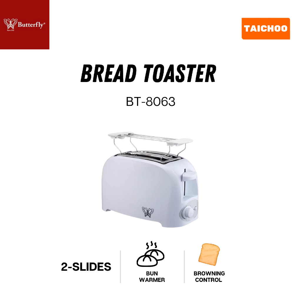 Butterfly Bread Toaster BT-8063 | Shopee Malaysia