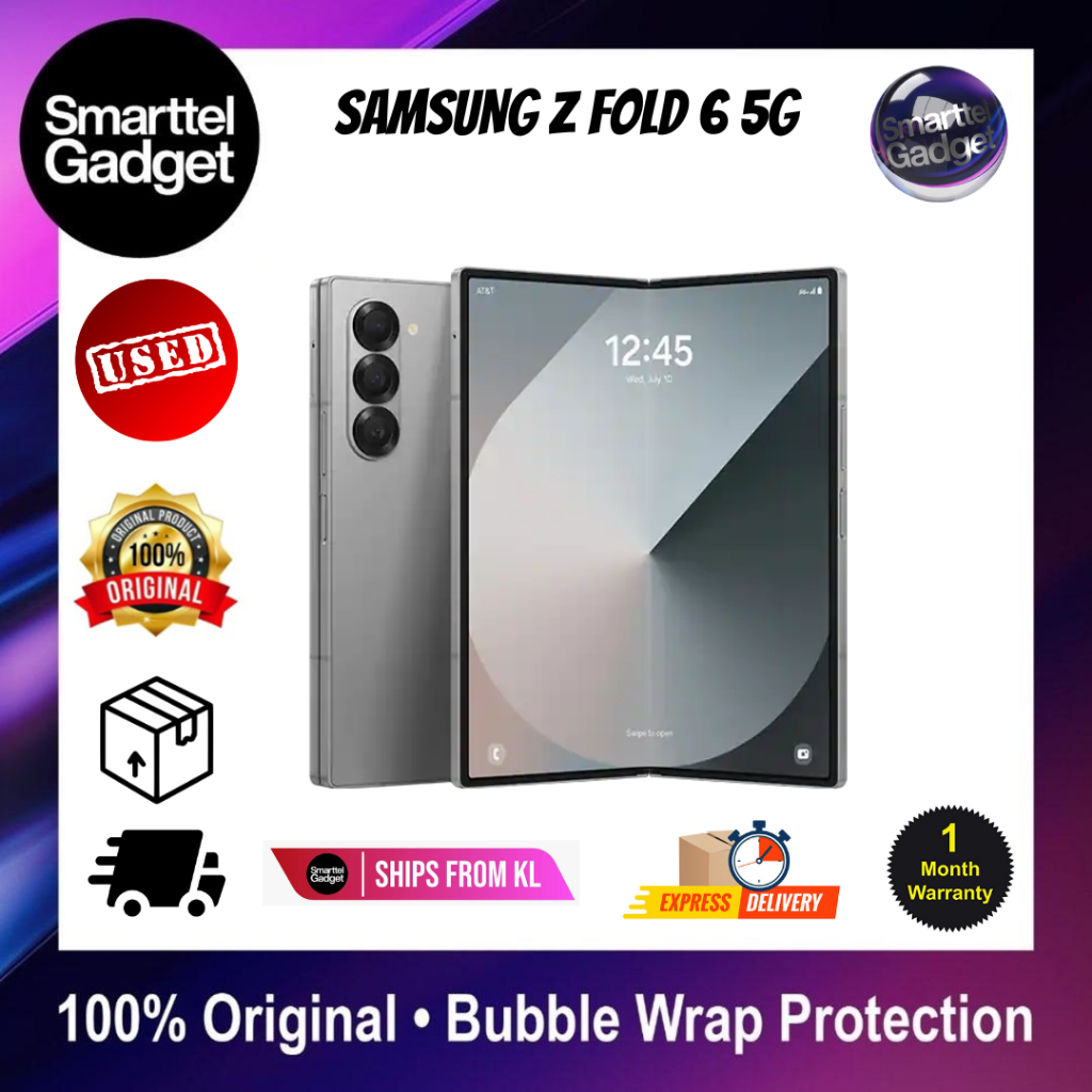 ORIGINAL DEMO SAMSUNG Z FOLD 6 12GB RAM + 256GB MYSET | 1 Month ...