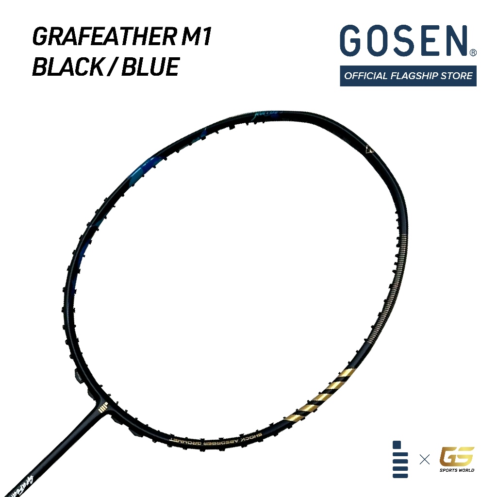 GOSEN Badminton Rackets Grafeather-M1 EVA - 5U/G5 (Max 30 lbs ...