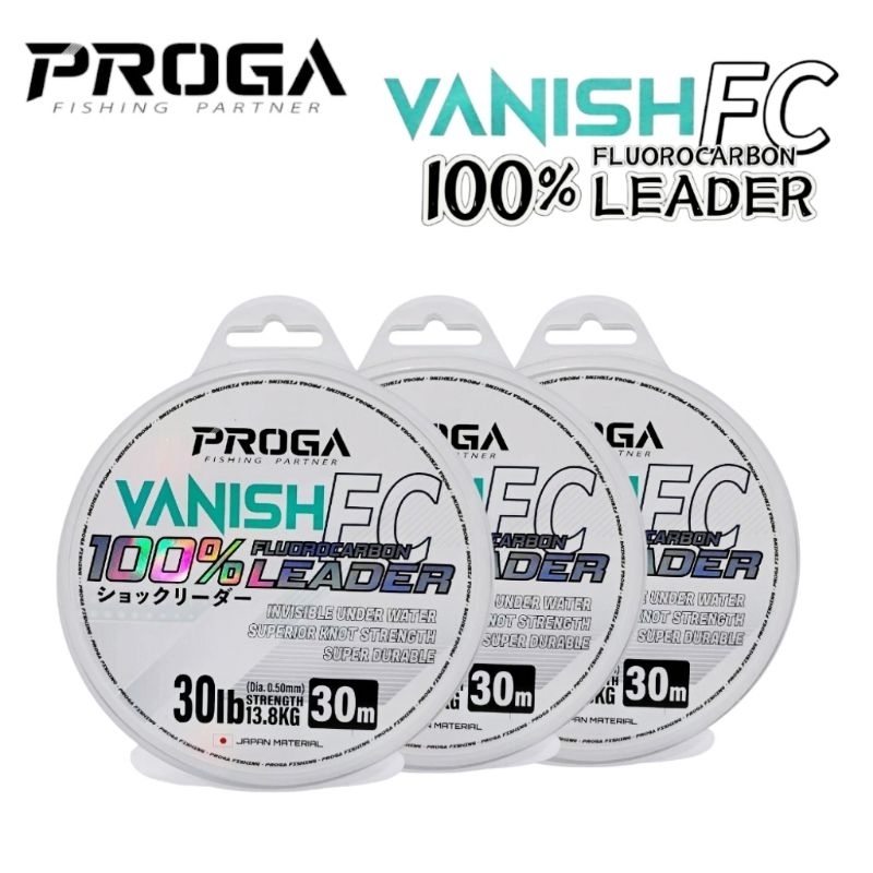 PROGA VANISH 100% FLUOROCARBON LEADER (30METER) | Shopee Malaysia
