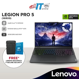 Lenovo Legion Pro 5 16IRX9 16" WQXGA 240Hz Gaming Laptop (Intel® Core™ i9-14900HX | 32GB | 1TB SSD | RTX™ 4070 | W11)