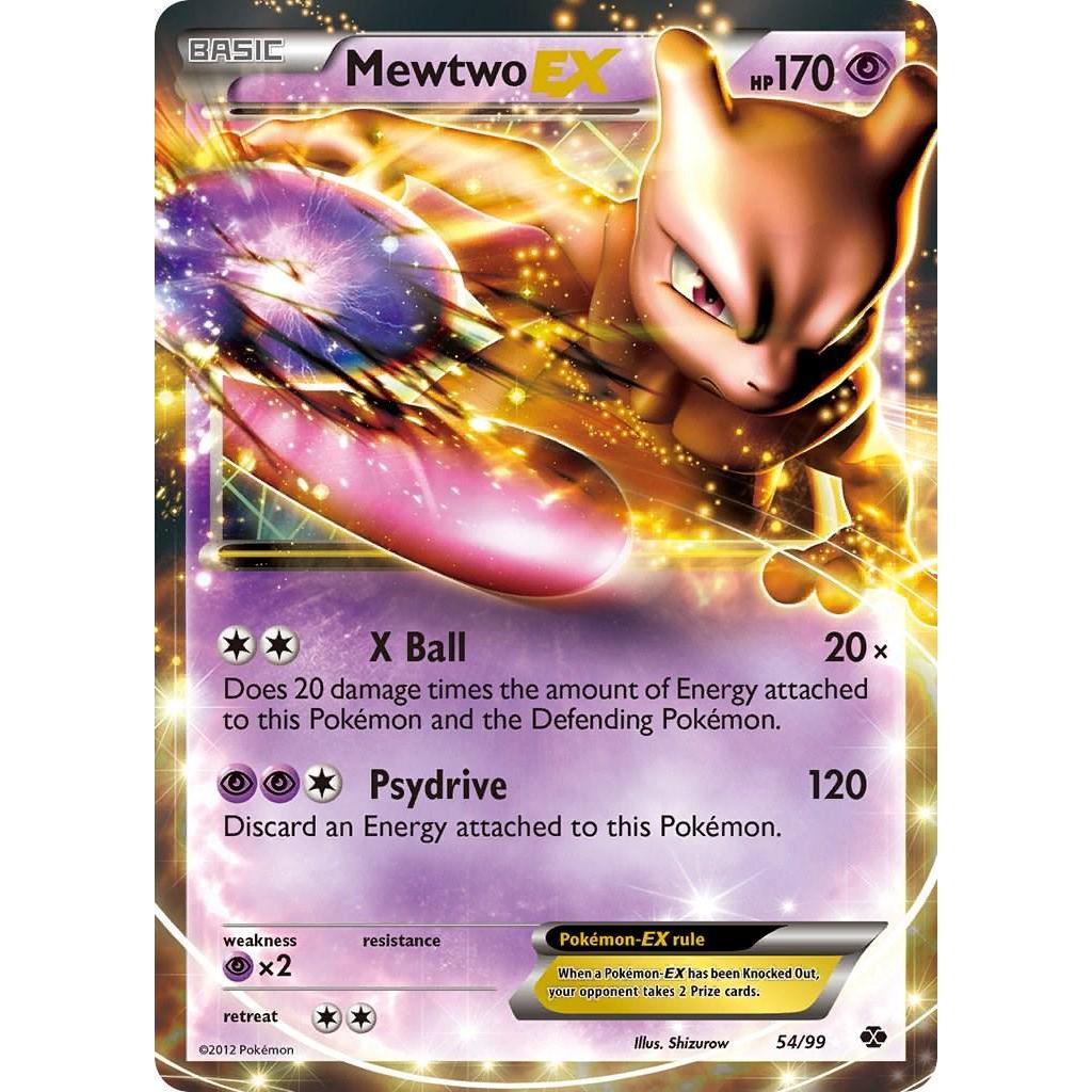 Mewtwo EX 54/99 HOLO RARE 25th Celebrations Classic Collection ...