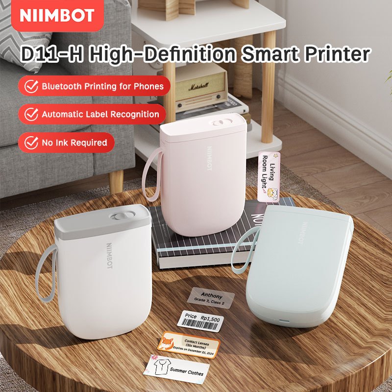 NIIMBOT D11_H Thermal Printer Bluetooth Connection Inkless DIY Price ...