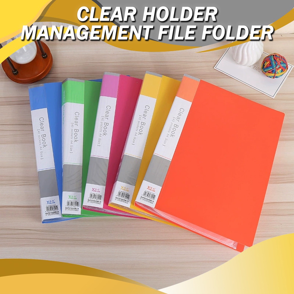 🇲🇾 Clear Holder Management File Folder Certificate Holder A4 Size | 10 ...