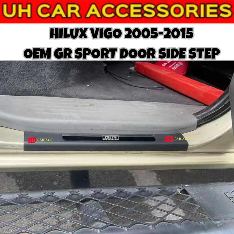 TOYOTA HILUX VIGO 2005-2025 OEM GR SPORT SIDE SILL PLATE DOOR SIDE STEP ...