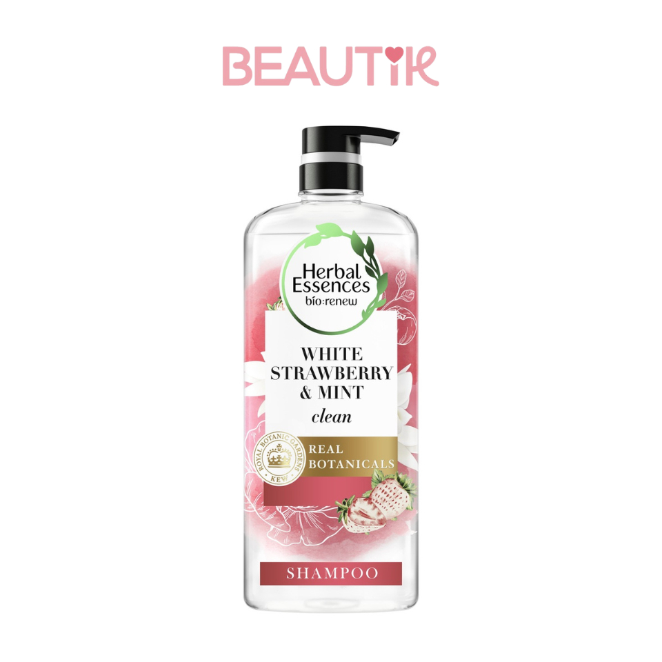 Herbal Essences Shampoo Clean White Strawberry & Mint 600ml | Shopee ...