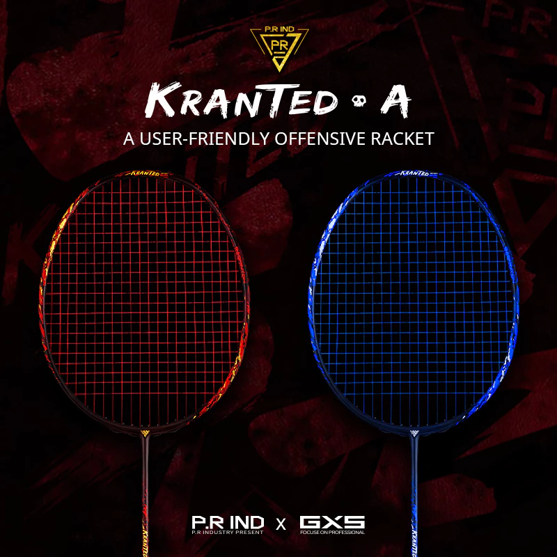 P.R Ind Badminton Racket Kranted A / Raket Badminton P.R Ind Kranted A ...