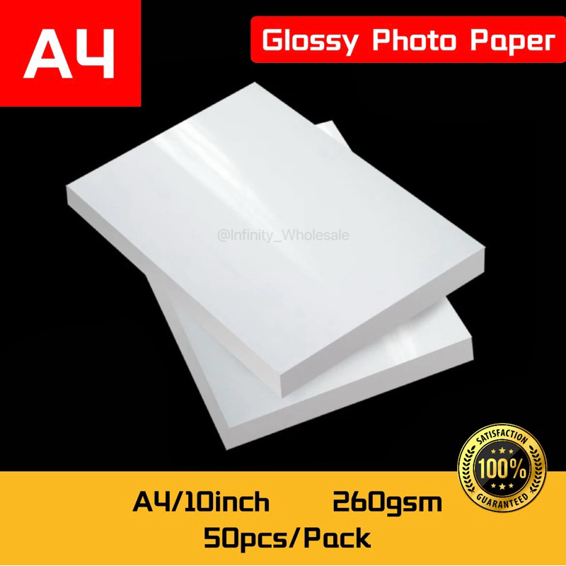 Professional A4 260g Photo Paper Glossy/Glossy Inkjet Photo Paper ...