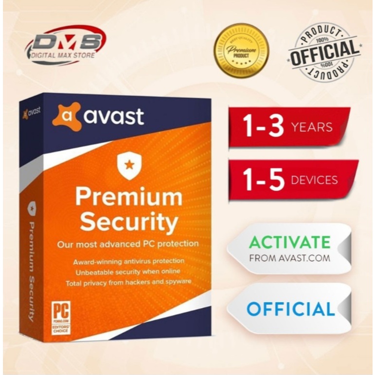 Avast Premium Security Antivirus | Genuine License | Shopee Malaysia