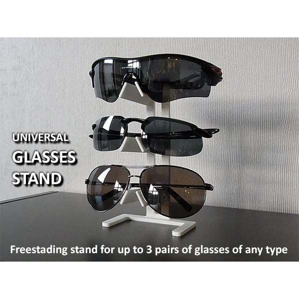 Universal Sunglasses & Spectacles Stand | Wall-Mount | 3 Sunglasses ...