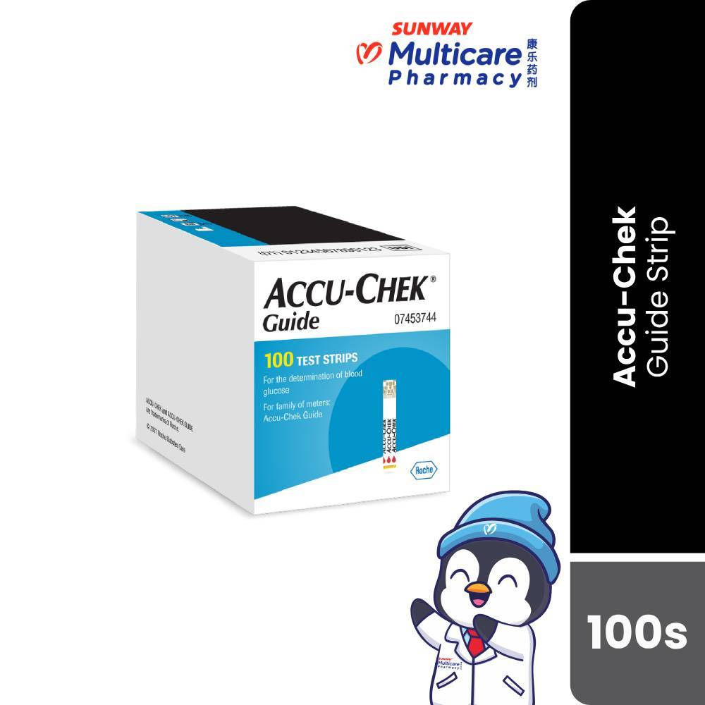ACCU-CHEK GUIDE STRIP 100'S | Shopee Malaysia